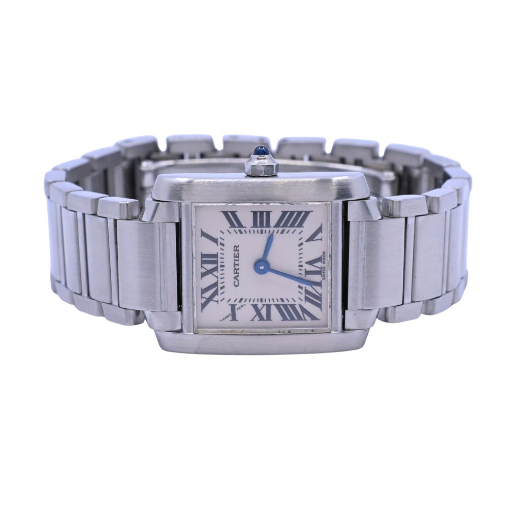 Cartier Tank Francaise modelo 2384 quartz de acero. Cartier Tank Francaise modelo 2384 quartz de acero.