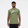 Sport Essentials Heathertech Graphic T-Shirt - Hombre Green