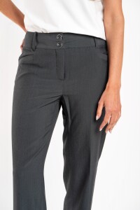 Pantalón Bengalina P.fina Línea Ej Gris Melange
