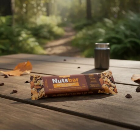 Barras saludables Nutsbar Caja x12 Banana Brasil Castañas y Chocolate