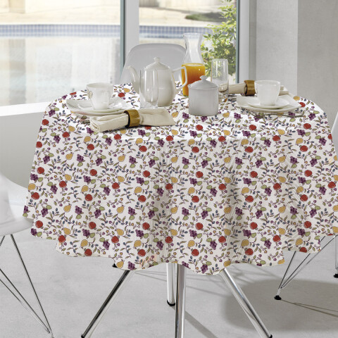 Mantel Bukara Peva Redondo 160 cm Frutas