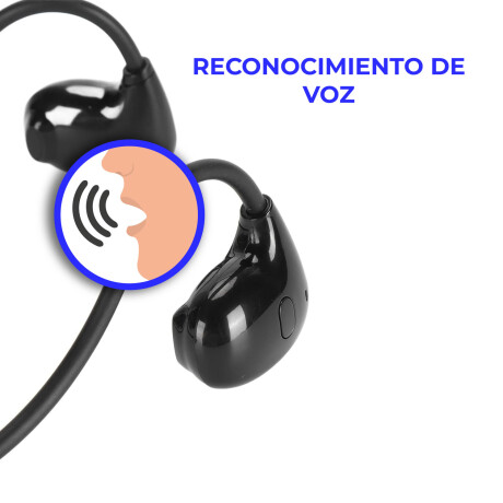 Auriculares Bluetooth Diseno Abierto Comodo Ligero Negro