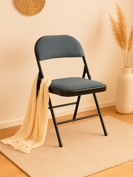 SILLA PLEGABLE NEGRO