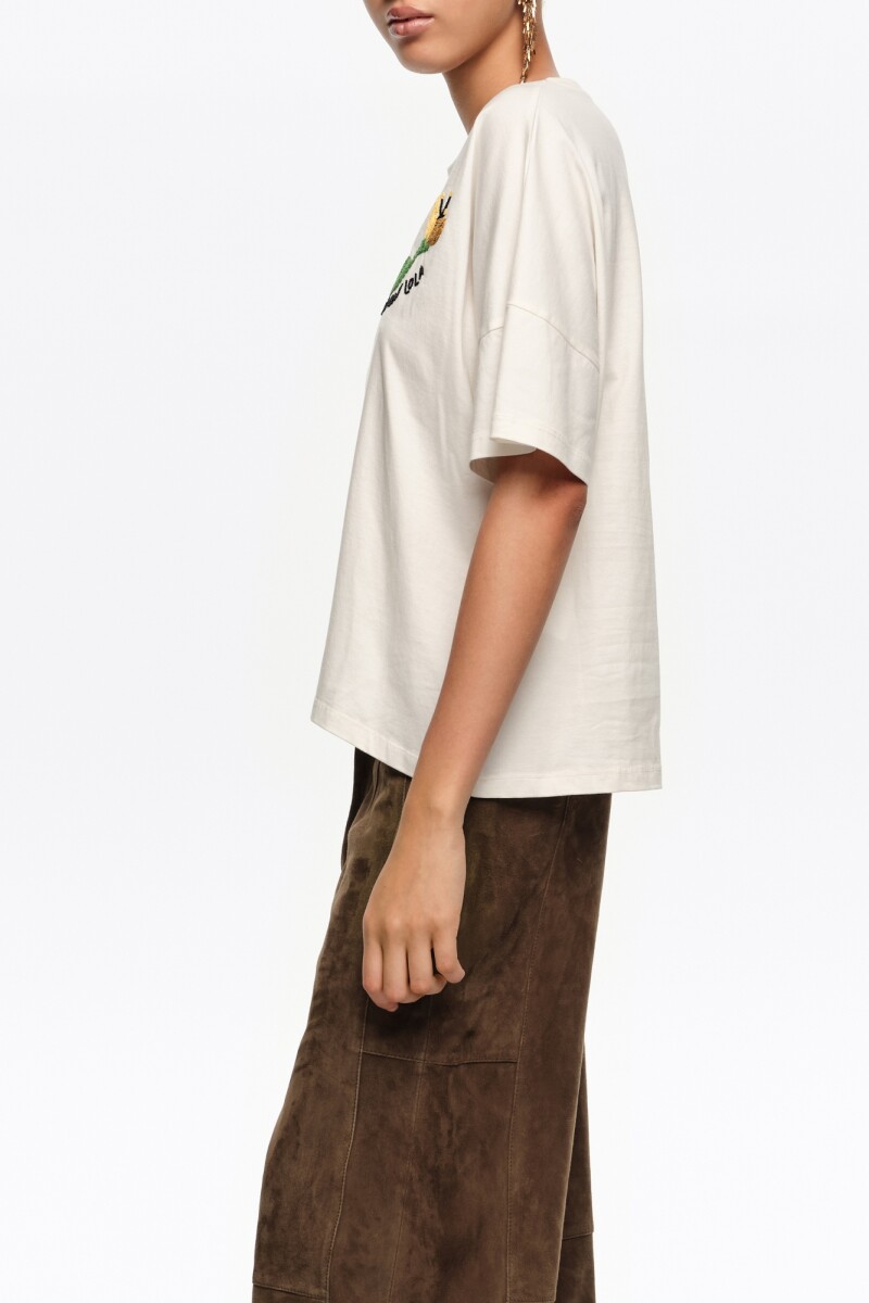 CAMISETA Marfil