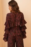 BLUSA SAVANNA ROUGE NATURAL ZEBRA BLUSA SAVANNA ROUGE NATURAL ZEBRA
