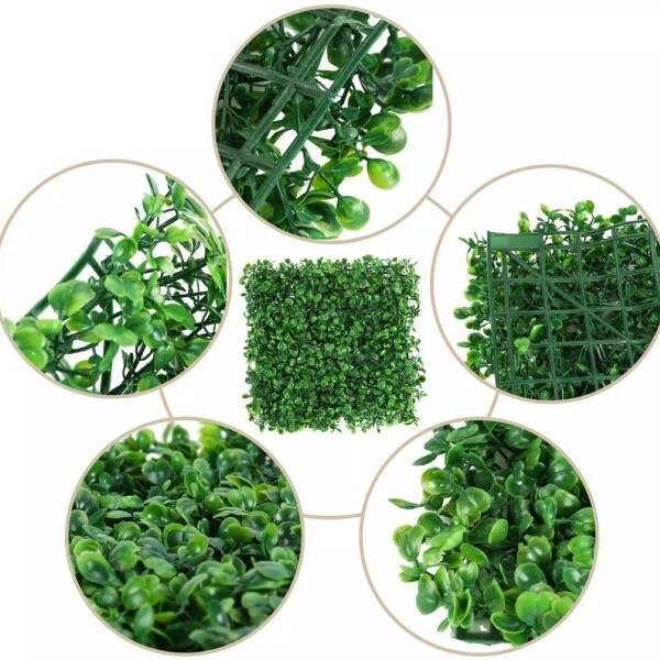 Enredadera Pasto Artificial Muros Jardin Piscina 25x 25cms Variante Color Verde Claro