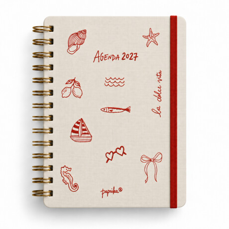 Agenda 2027 con stickers Dolce Vita Sc