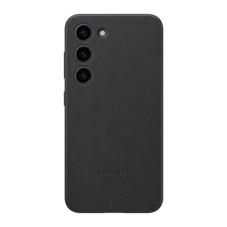 Funda Samsung Leather Case de Cuero para Galaxy S23+ Black