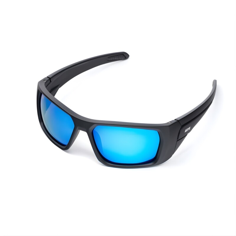 Lentes de Sol Arye Polarizados con Armazón Brillante Azul