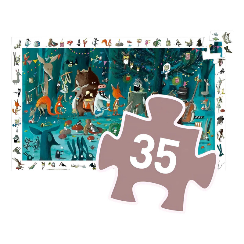 Puzzle de observación 35 piezas Orquesta Djeco Puzzle de observación 35 piezas Orquesta Djeco