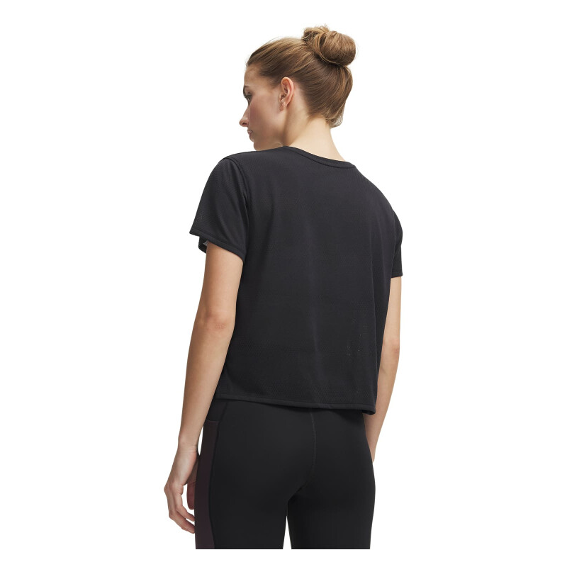 Remera UA Velociti Shortsleeve Mujer 6009540-001 Negro