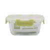 Recipiente Vianda De Vidrio Keep Para Microondas 520 Ml Verde