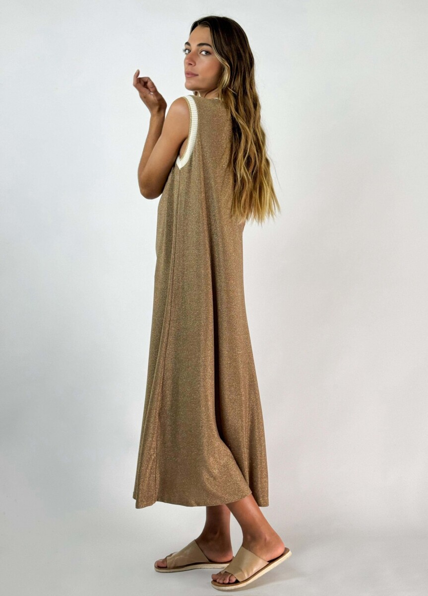 VESTIDO SELENDRA - DORADO 