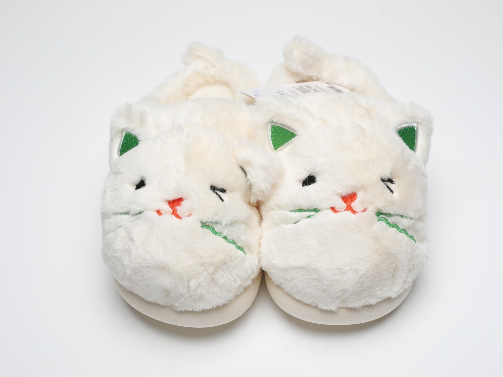 PANTUFLAS CÁLIDAS PARA MUJER (GATO LINDO/BLANCO/38-39) 