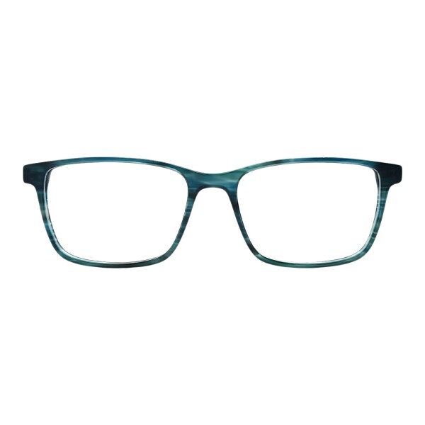 Tipo: Lente de receta. Marca: ADOLFO DOMINGUEZ. Material: Acetato. Color: Azul Cristal. Calibre: Mediano. turquesacombinado