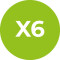 MIX LLAVEROS X6
