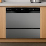 Lavavajillas Inox 6C Midea MDWTF0602MS acero inoxidable