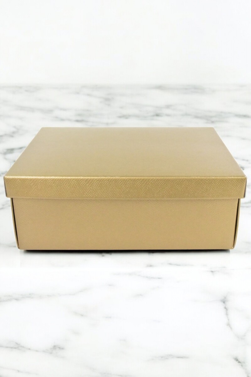 Caja+tapa 34x25x12 cm. - SKIN ORO 