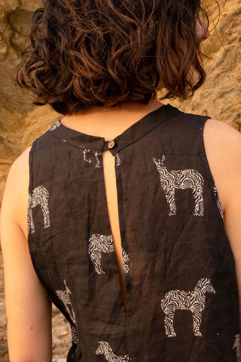 TEE DRESS Negro