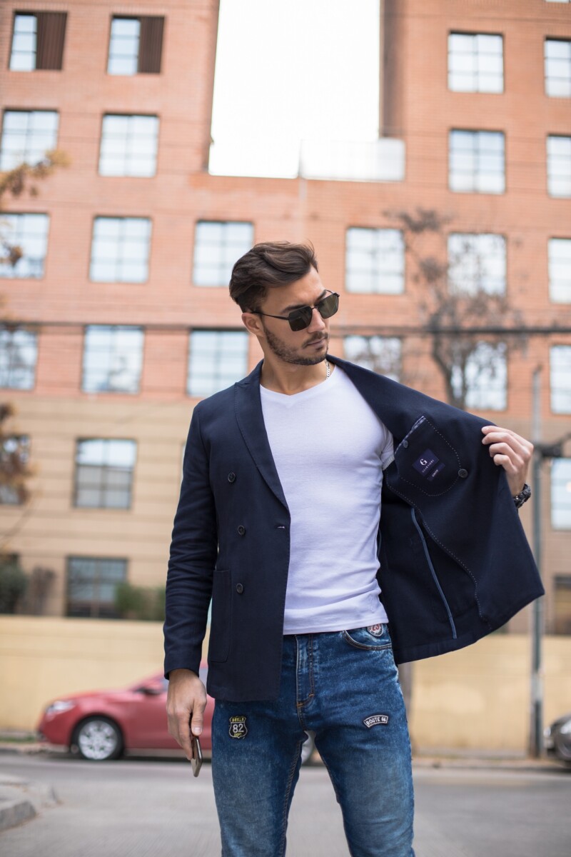 BLAZER SCALPERS AZUL