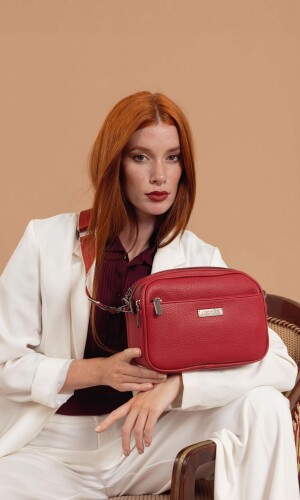 BANDOLERA MORRAL FRESIA ROJO