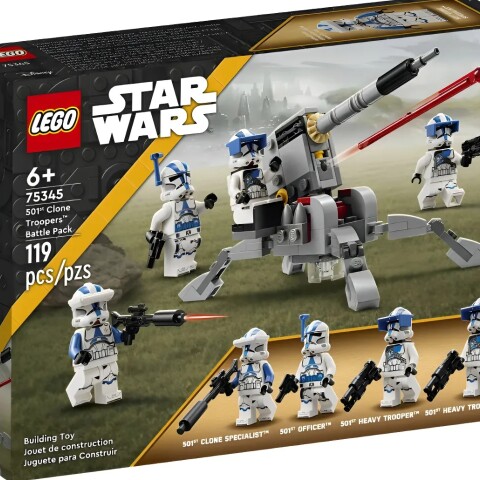 Lego Star Wars Set Soldados Clon 501 + Cañon Stormtrooper Lego Star Wars Set Soldados Clon 501 + Cañon Stormtrooper
