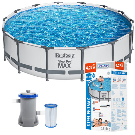Piscina Bestway Estructural 10220 L 427x84 Cm + Bomba Bsw056595