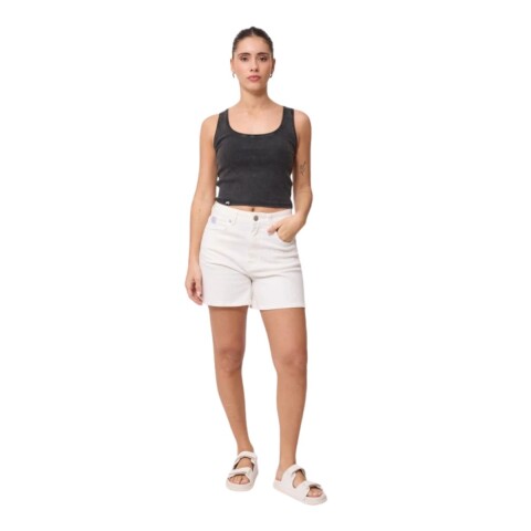 SHORT LAVUER 24-34 BLANCO