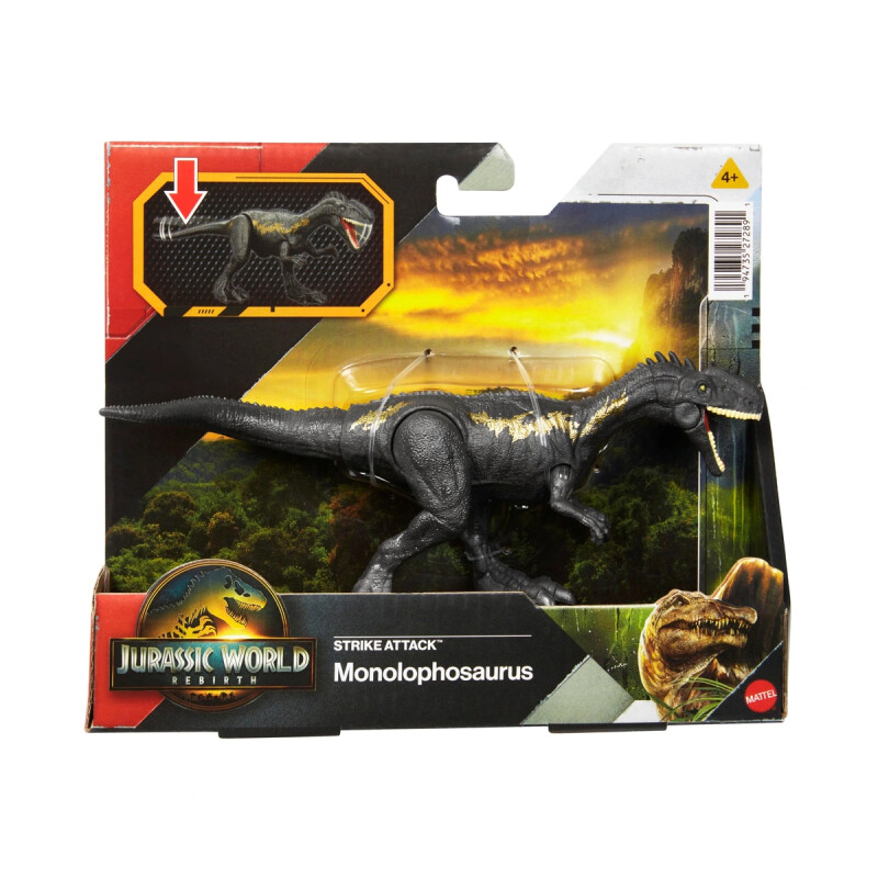 Dinosaurio Jurassic Wor Strike Attack Monolophosaurus