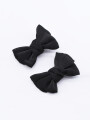 BROCHE MOÑAS SET X 2 NEGRO