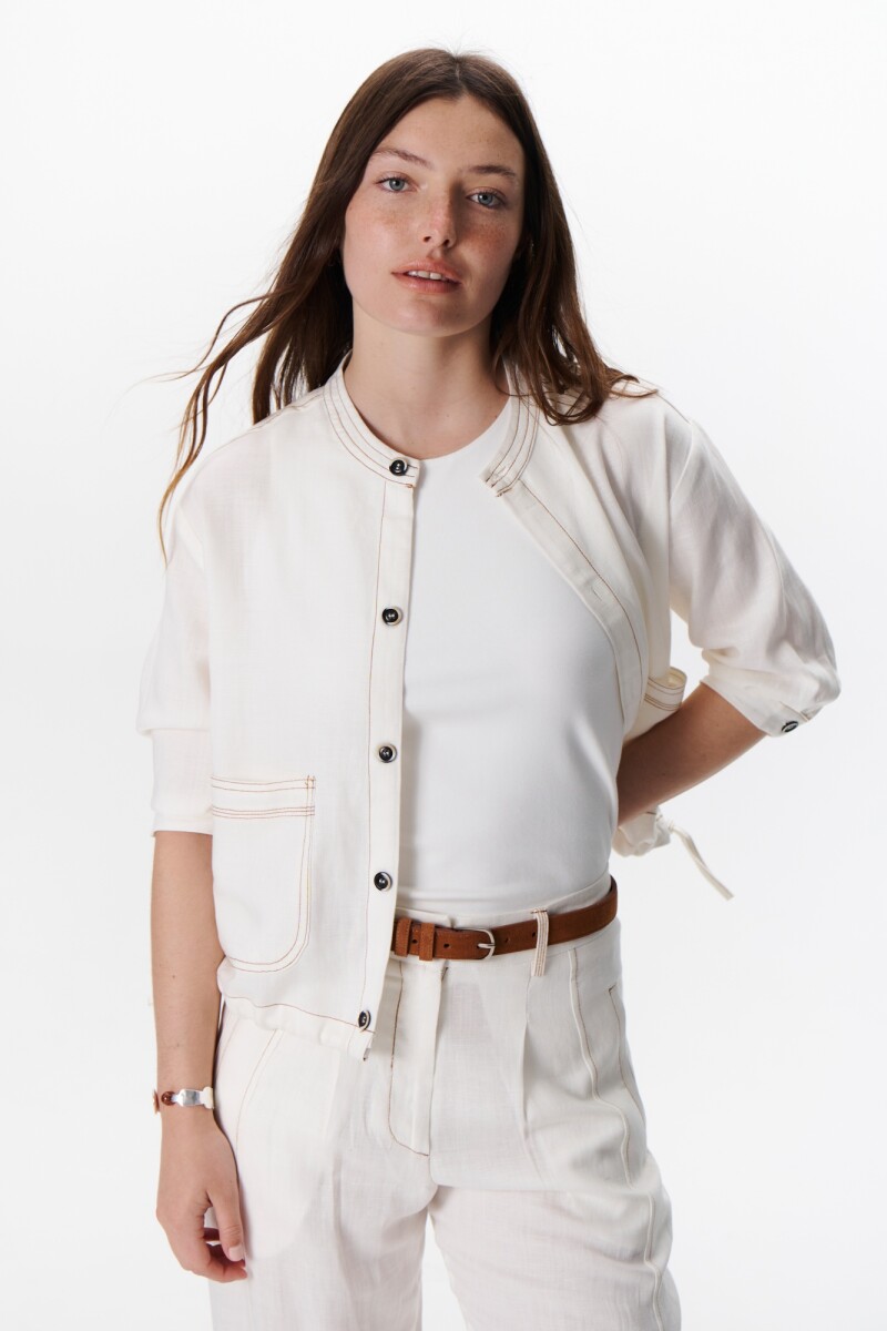 CHAQUETA LINO SOHO NATURAL
