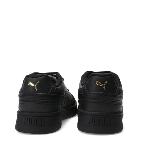 Championes de Hombre Puma Court Classico Negro - Dorado
