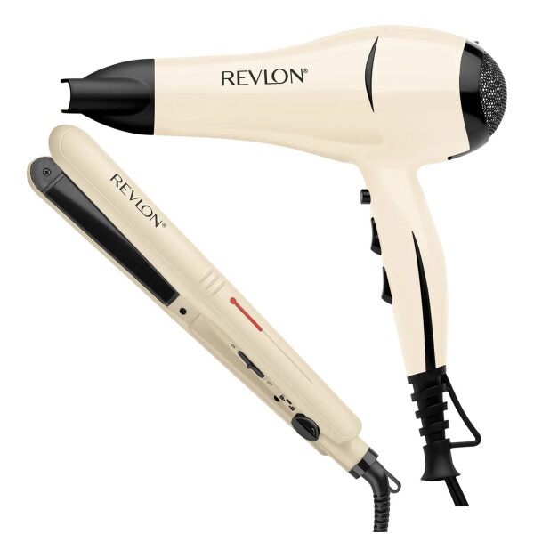 Kit Combo Secador De Pelo + Planchita Revlon 2000 W KIT SECADOR + PLANCHITA RVDR5294WLA2