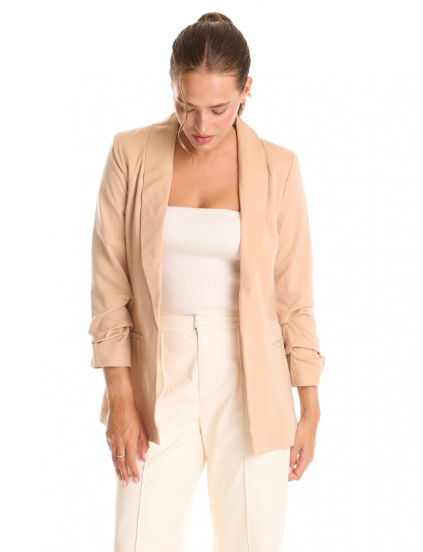 Blazer Saten BEIGE