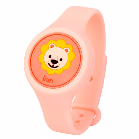 Pulsera Niños Anti Mosquitos Repelente Citronela Infantil Color Rosa