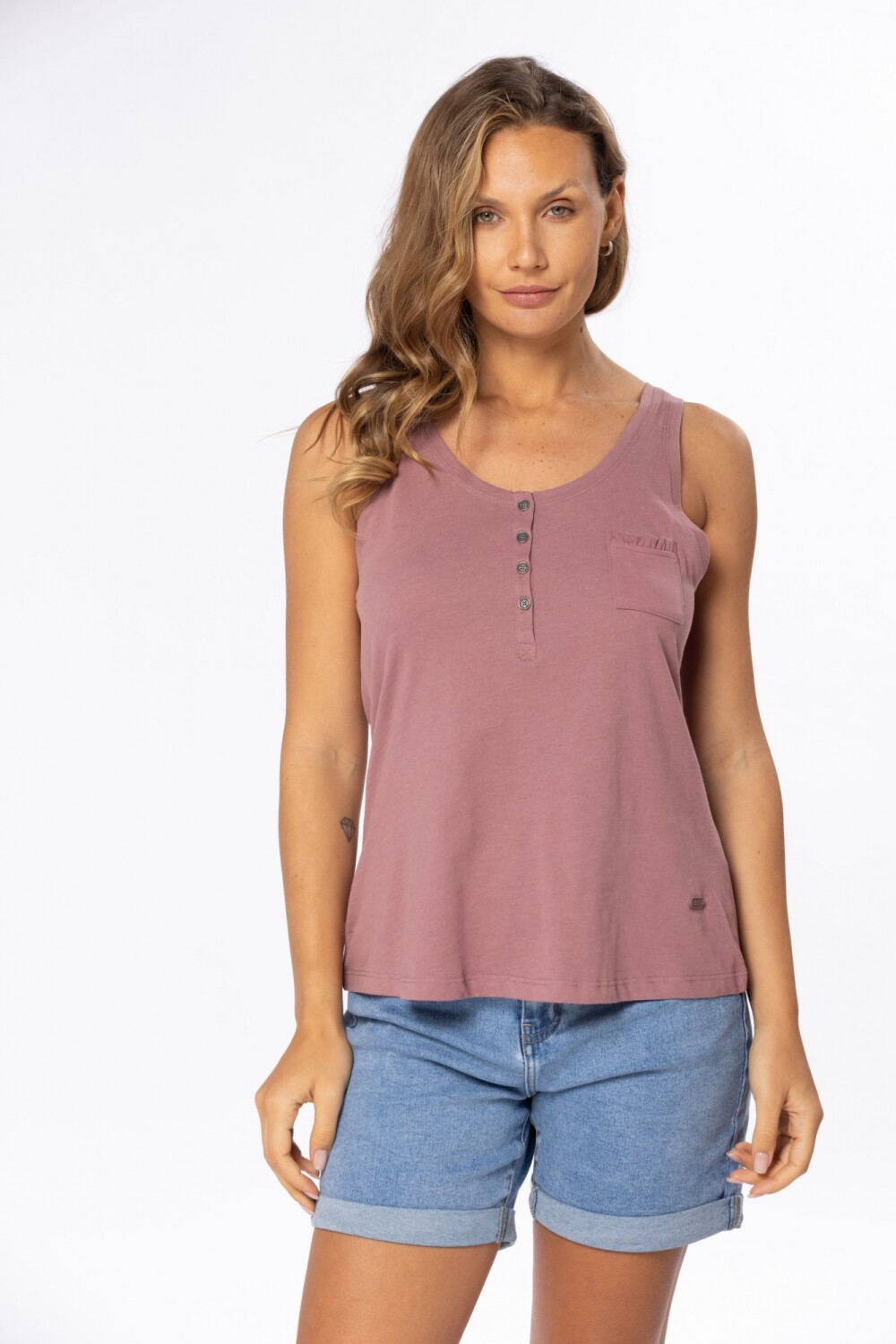 MUSCULOSA LISA Rosado
