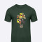 T-shirt estampa verde