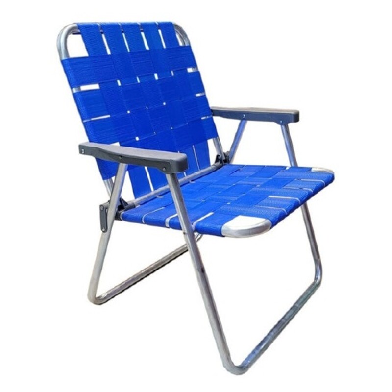Reposera plegable portátil Descansar 80003 color azul Reposera Plegable Portátil Descansar 80003 Color Azul