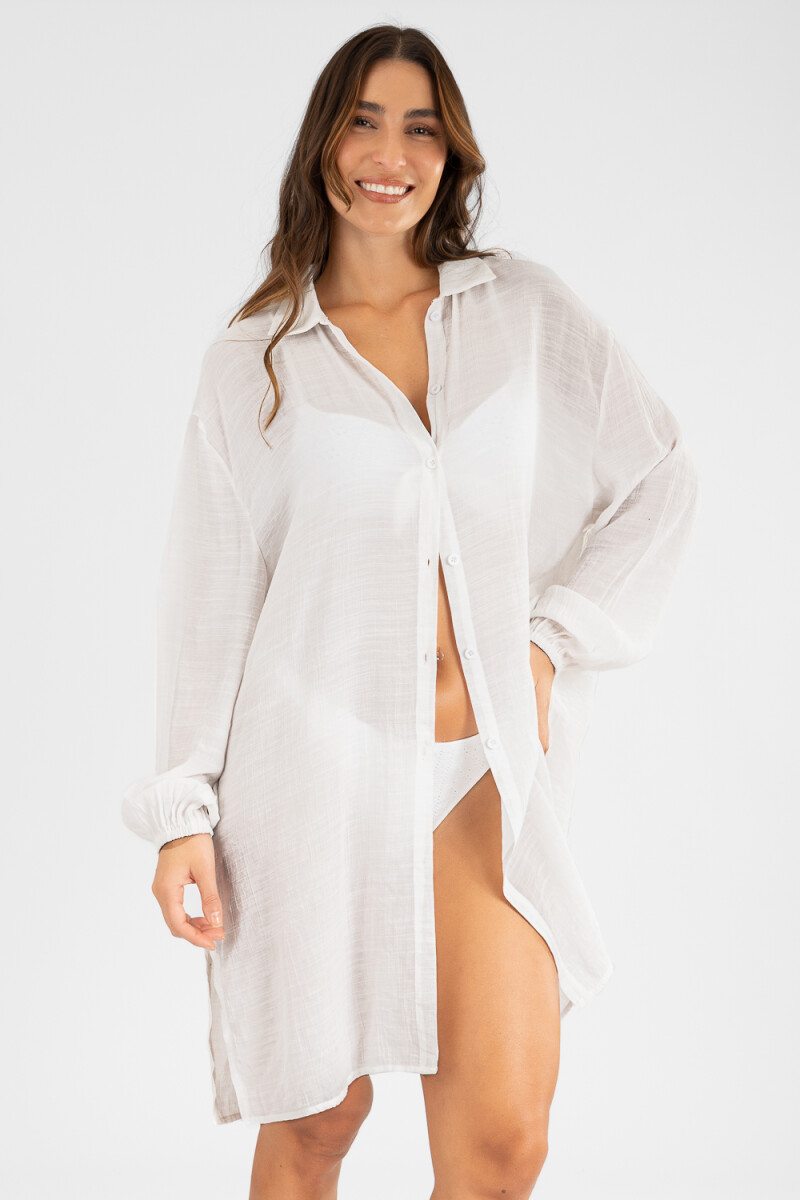 Camisola satin Blanco
