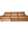 Sillon recliner 3 Cuerpos Rubi 100% Cuero | Elctrica Camel
