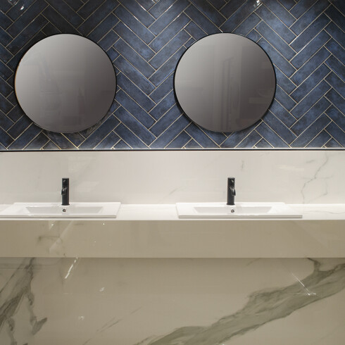 Porcelanato Tipo Carrara Pulido 120X240Cm Piso Pared GAMAS DE BLANCO