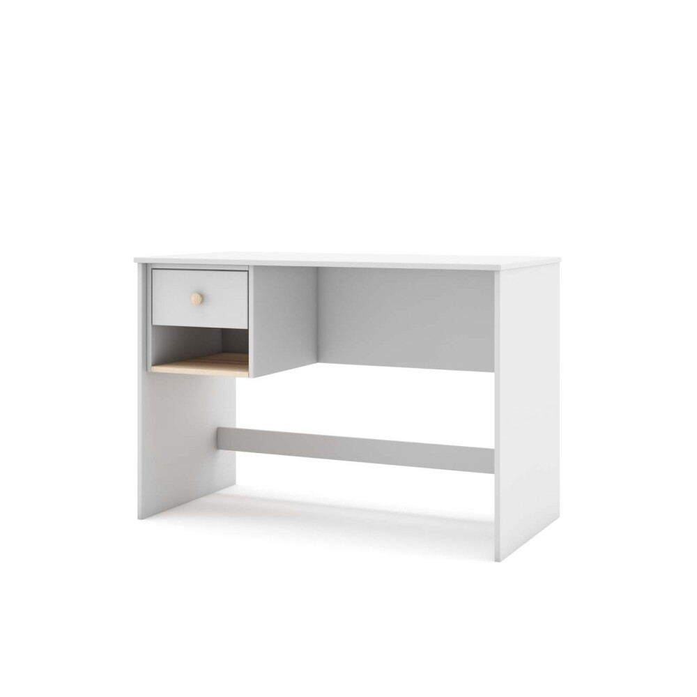 ESCRITORIO MADERA BLANCO SNOOPY
