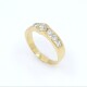 Anillo en oro 18k amarillo y brillantes Anillo en oro 18k amarillo y brillantes