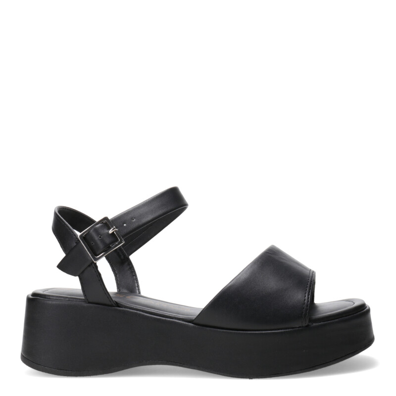 Sandalia de Mujer VADE con plataforma Negro