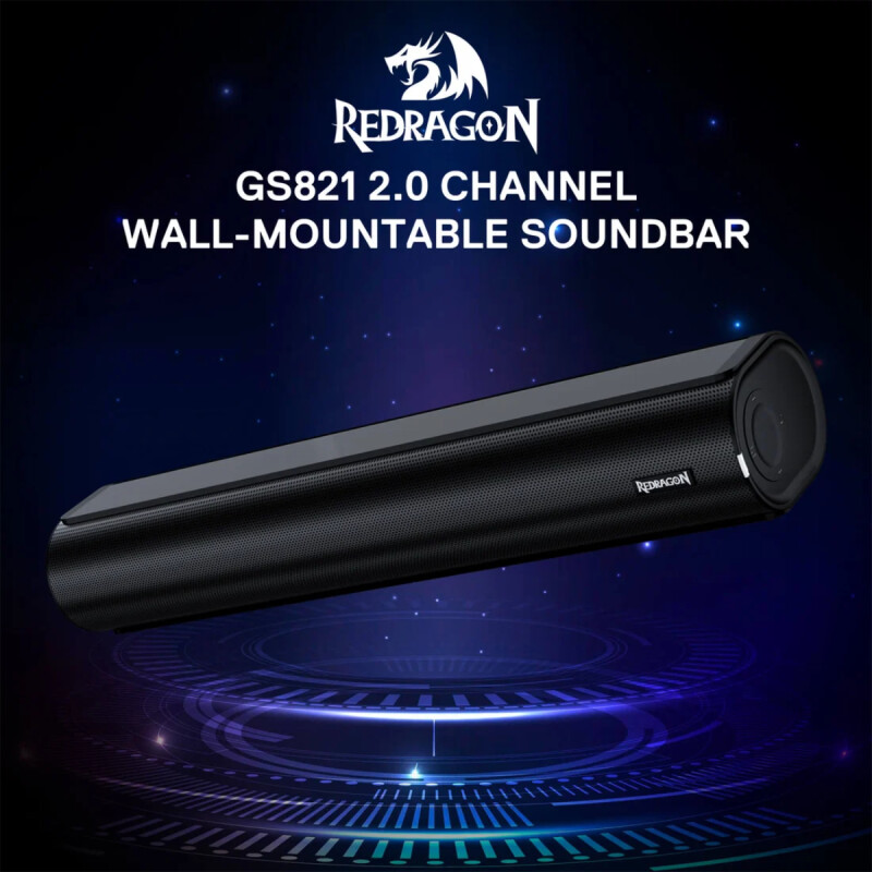 Barra De Sonido Gamer Redragon Airburst GS821 Black Barra De Sonido Gamer Redragon Airburst GS821 Black