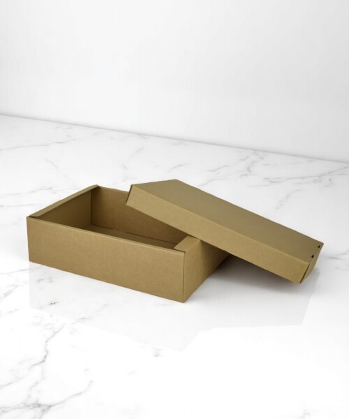 Caja + tapa f/c basic 35x24x10 - 35891 - KRAFT MARRON Caja + tapa f/c basic 35x24x10 - 35891 - KRAFT MARRON