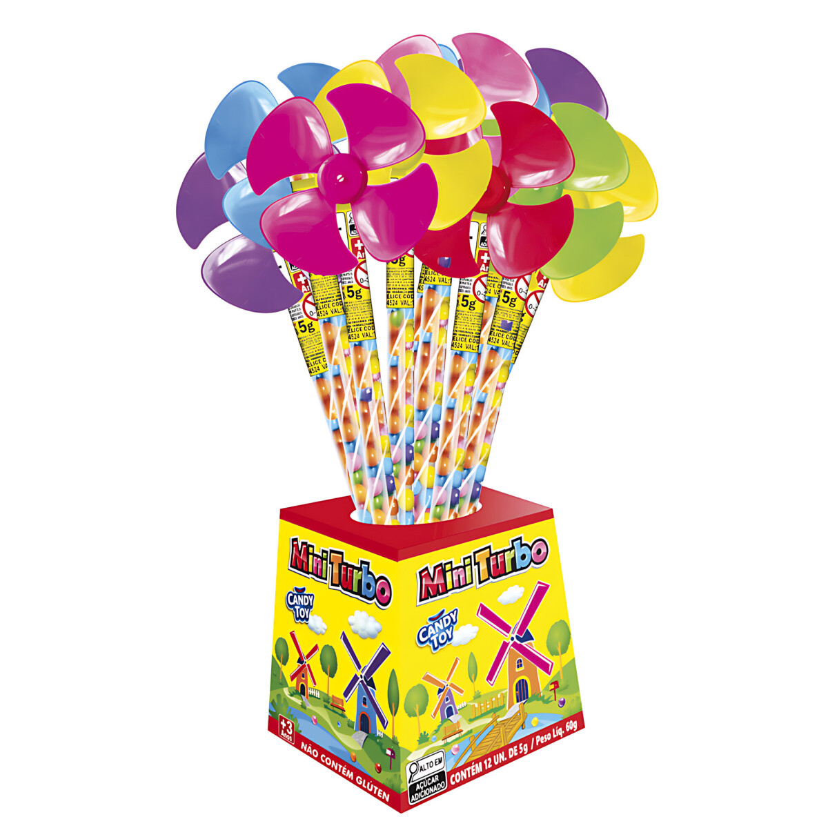 PASTILLAS CANDY MINI HELICE 5GRS 12PCS (JUGUETE) 
