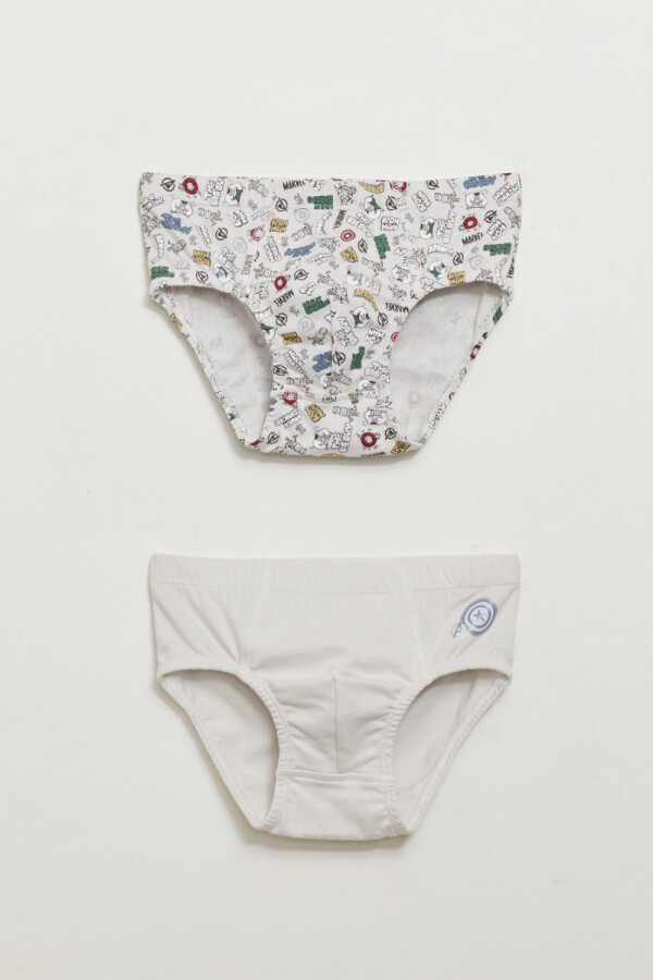 Pack x2 slip Comic Gris