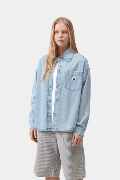CAMISA ALTA Celeste