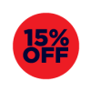 15 OFF